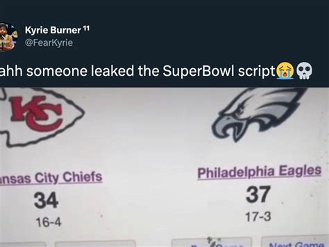 super bowl leaked|Why Sketchy Leaked Super Bowl Script Showing。